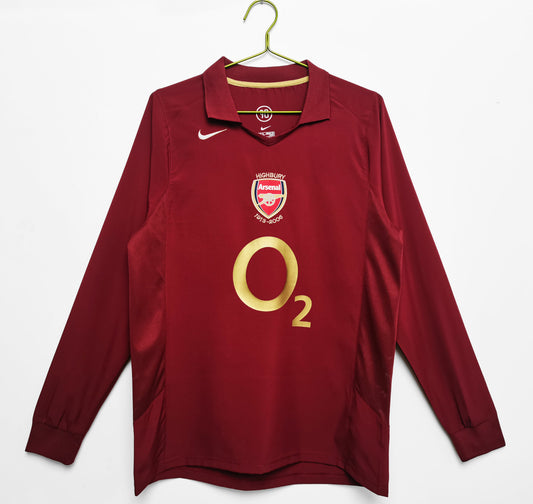 Maillot Rétro Arsenal Domicile 2005/2006