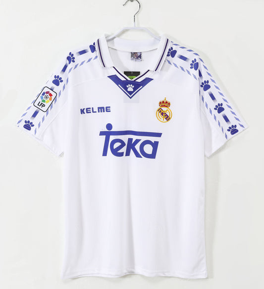 Maillot Rétro Real Madrid Domicile 1996/1997