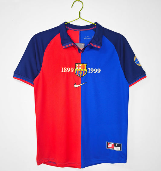 Maillot Rétro FC Barcelone Domicile 1999/2000