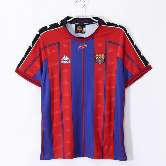Maillot Rétro FC Barcelone Domicile 1997/1998