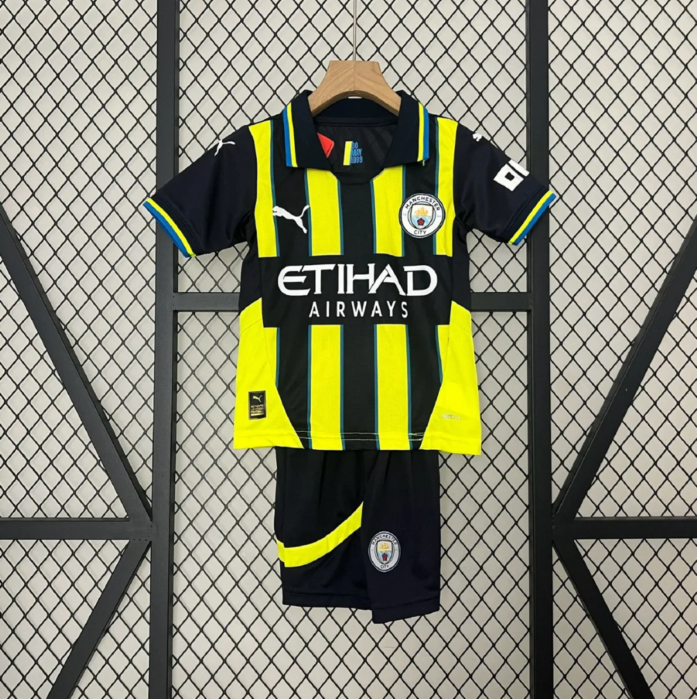 Kit Enfant Manchester City Extérieur 2024-25