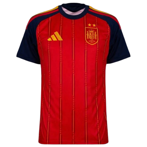 Maillot Espagne domicile 2 étoiles Coupe du Monde 2026