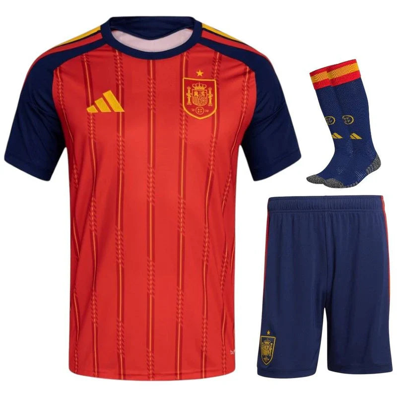 Kits Enfant/ Junior Espagne Domicile Coupe Du Monde 2026