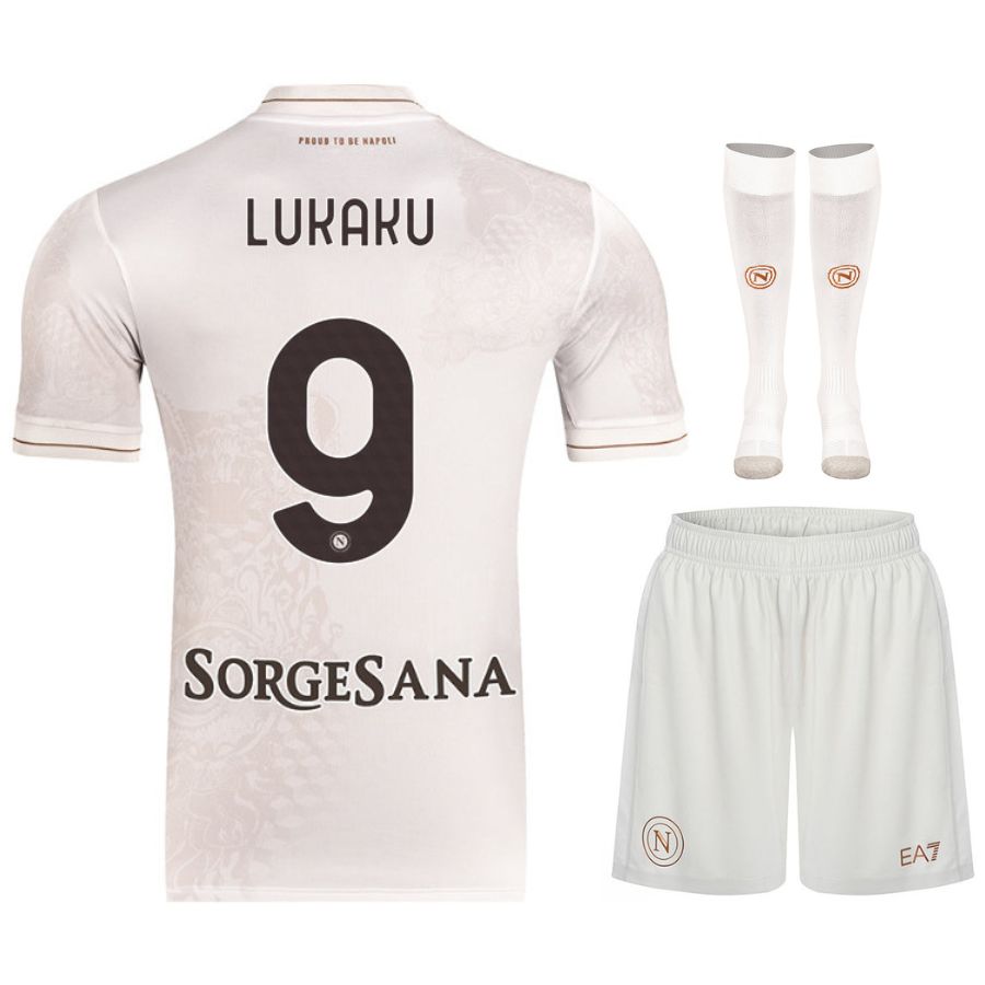 Maillot Kit Enfant Naples Extérieur 2025-2026