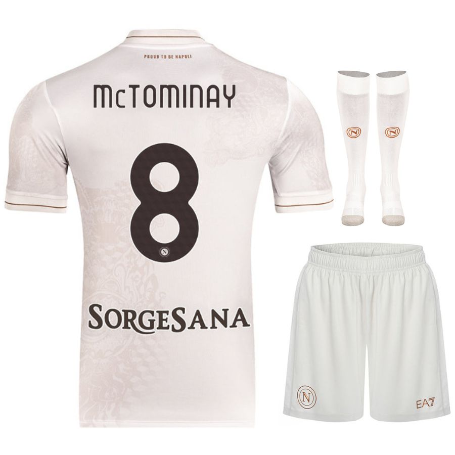 Maillot Kit Enfant Naples Extérieur 2025-2026