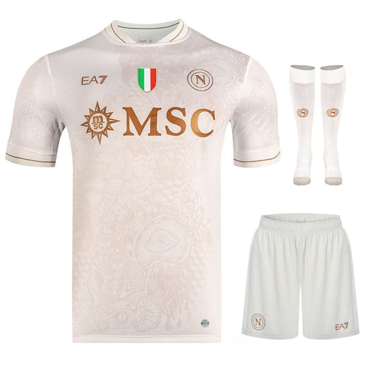 Maillot Kit Enfant Naples Extérieur 2025-2026