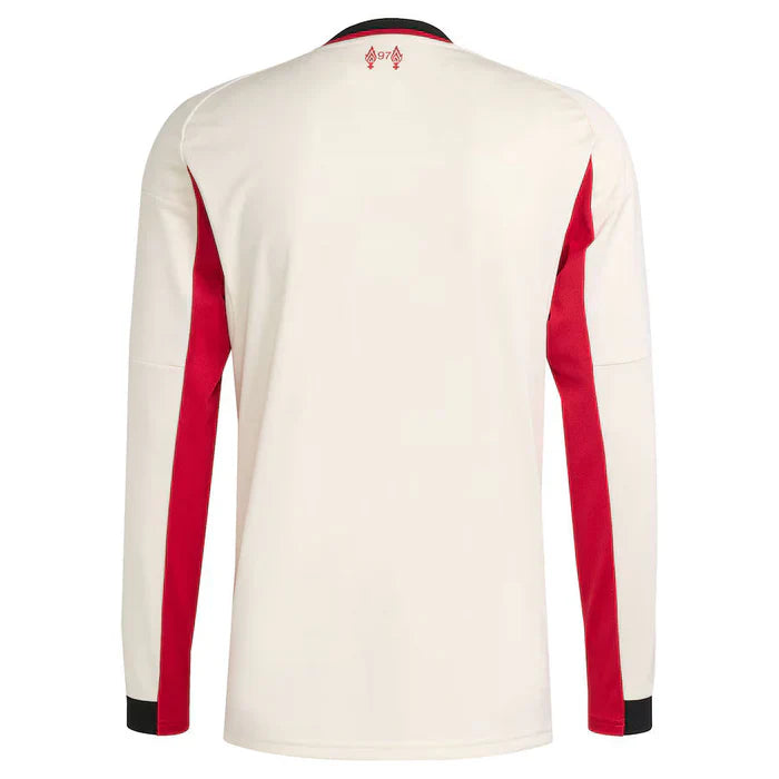 Maillot Liverpool Manches Longues Homme Extérieur 2025 2026