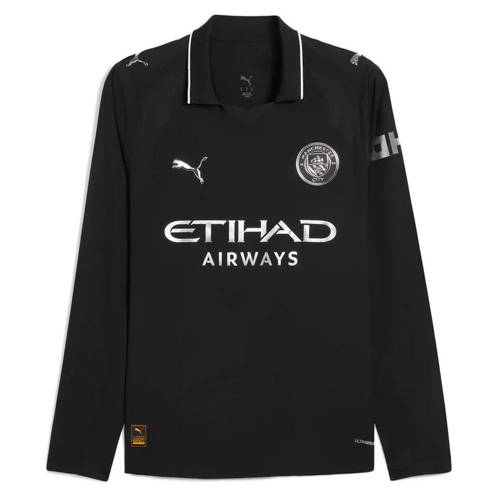Maillot Manchester City Manches Longues Homme Extérieur 2025 2026