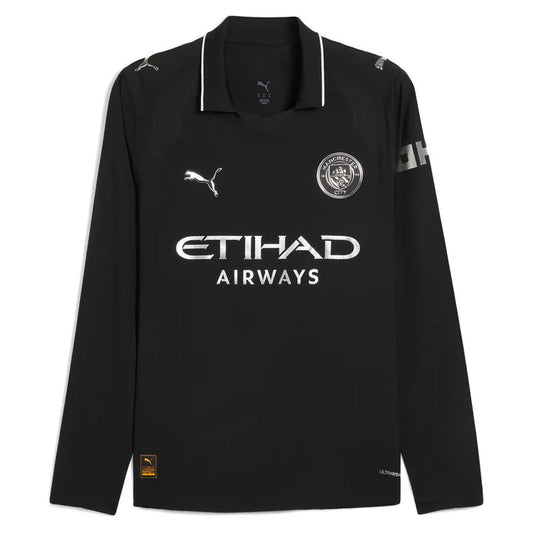 Maillot Manchester City Manches Longues Homme Extérieur 2025 2026