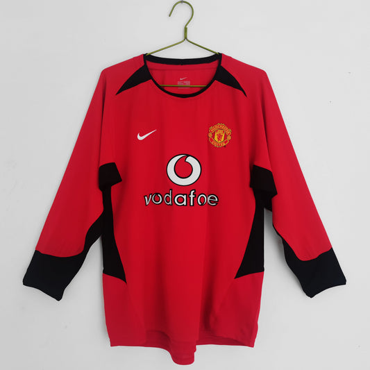 Maillot Rétro Manchester United Domicile 2002/2003