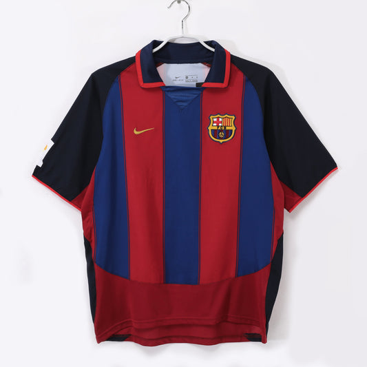 Maillot Rétro FC Barcelone Domicile 2003/2004