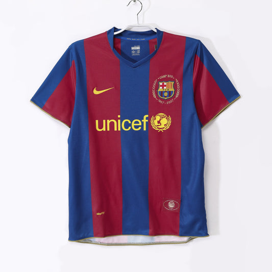 Maillot Rétro FC Barcelone Domicile 2007/2008