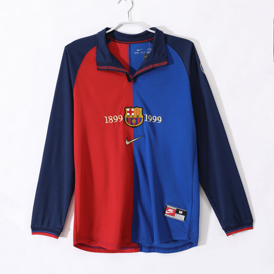 Maillot Rétro FC Barcelone Domicile 1999/2000