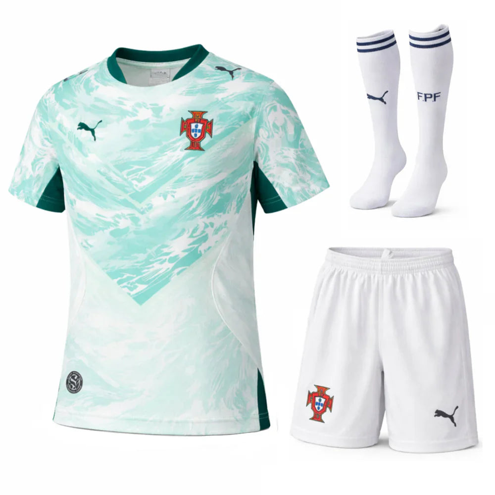 Kits Enfant/ Junior Portugal Extérieur Coupe Du Monde 2026