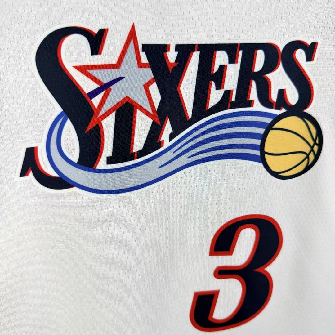 Saison 26 76ers Rétro Blanc n°3 Iverson