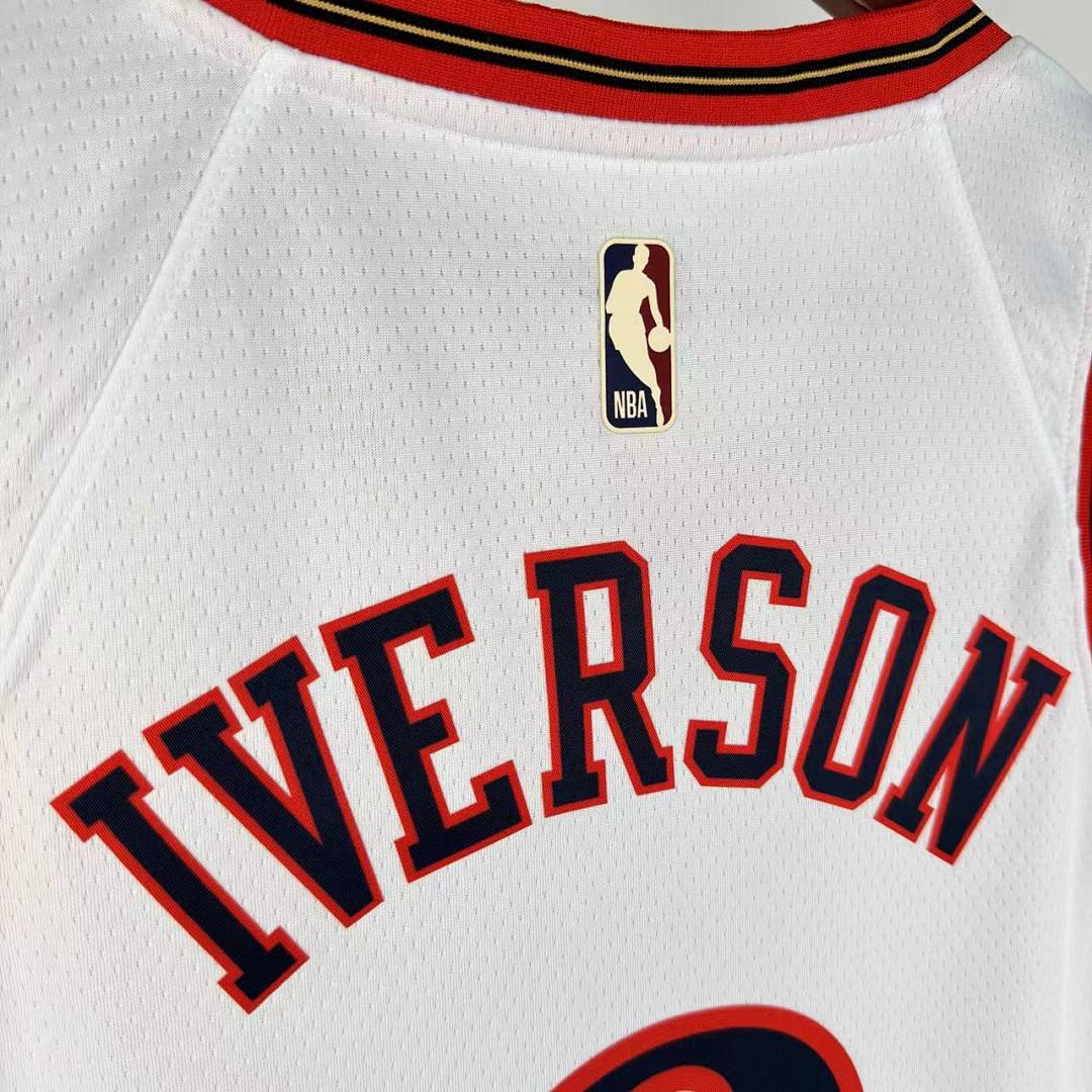 Saison 26 76ers Rétro Blanc n°3 Iverson