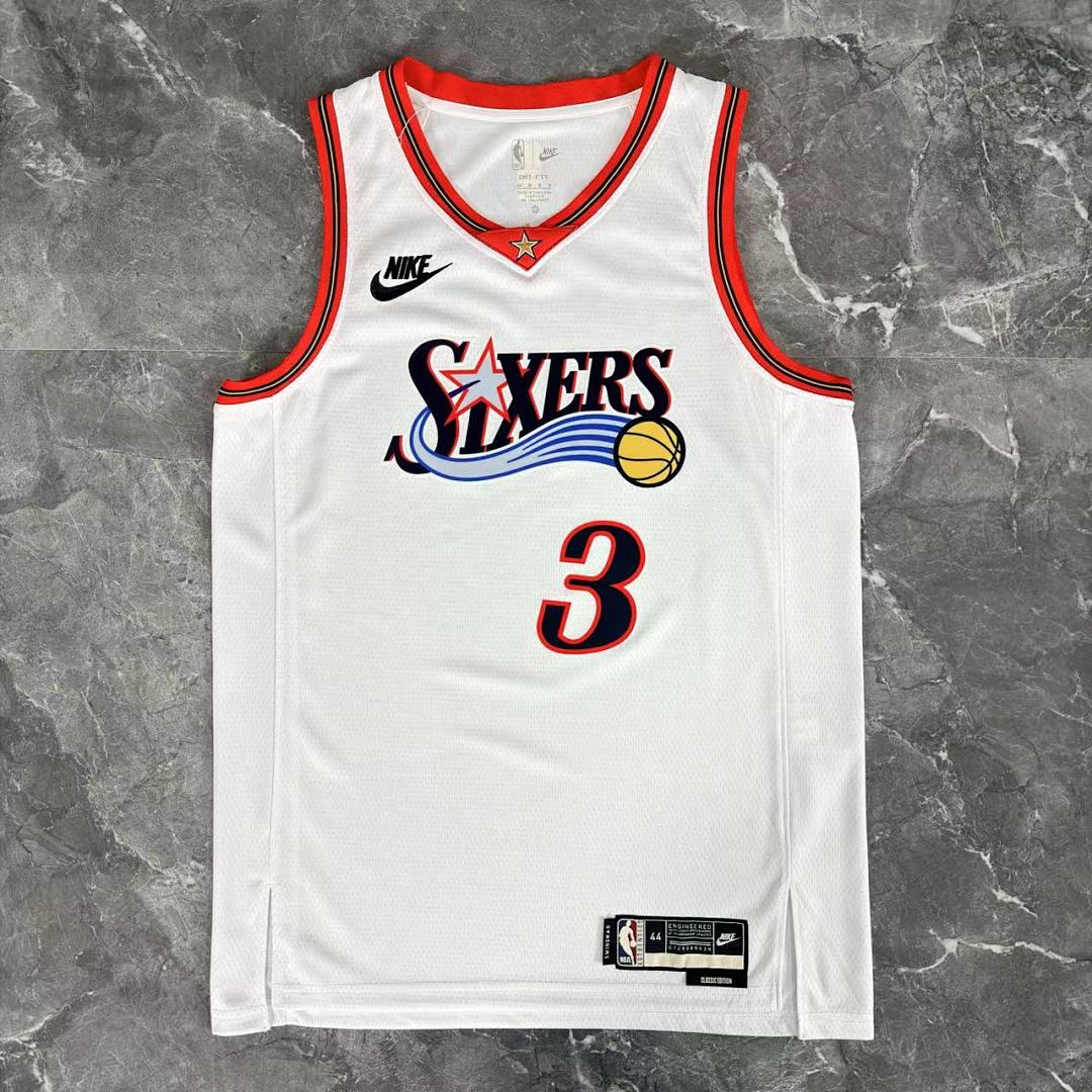 Saison 26 76ers Rétro Blanc n°3 Iverson